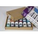 Pebeo Fantasy Moon Set 12 x 20ml  Hammer Effect Pearlescent Craft Paint Set 757441